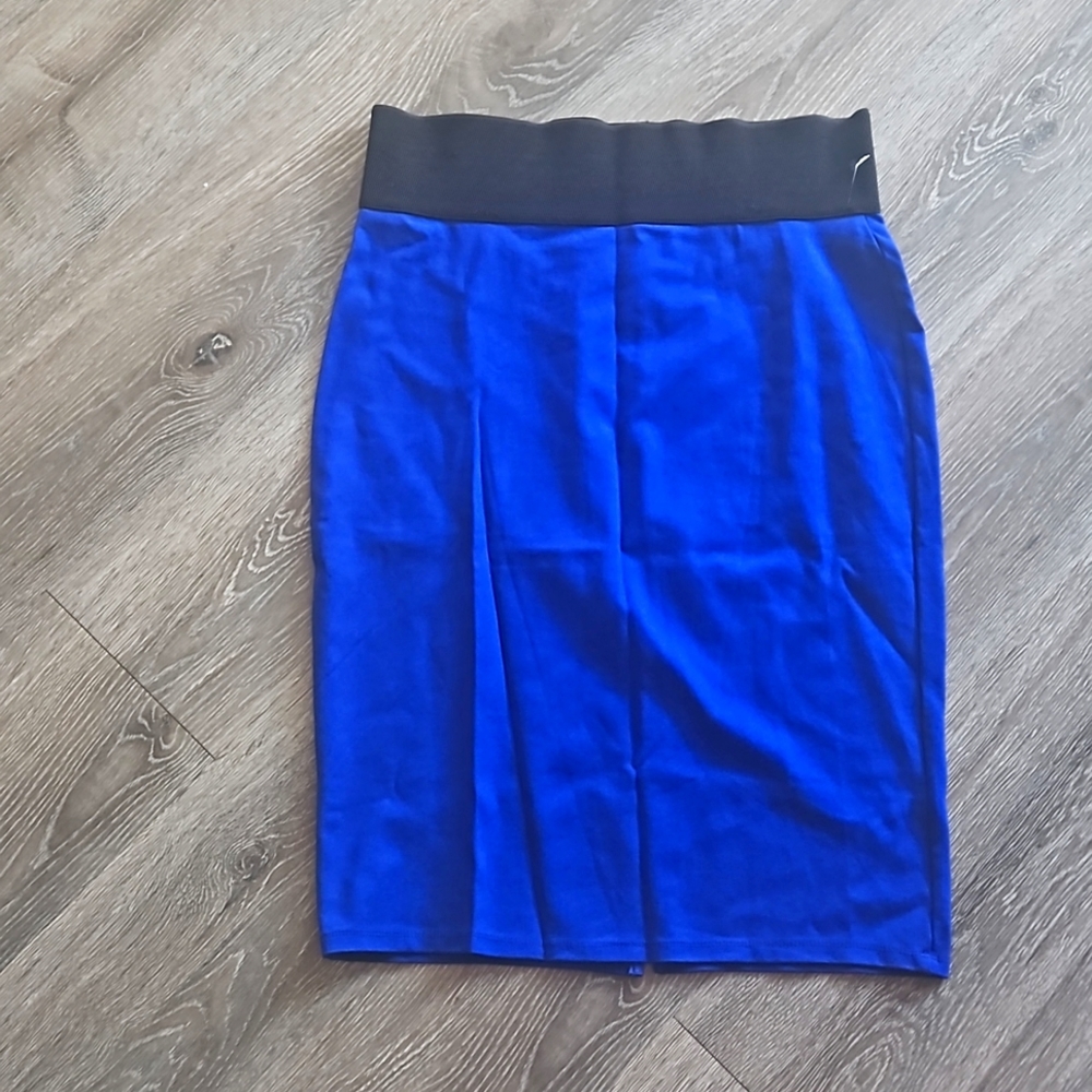 Ashley Blue (Blue) Pencil Skirt XL